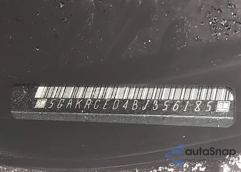 2011 Buick Enclave 2Xl from USA, damaged, VIN 5GAKRCED4BJ356185